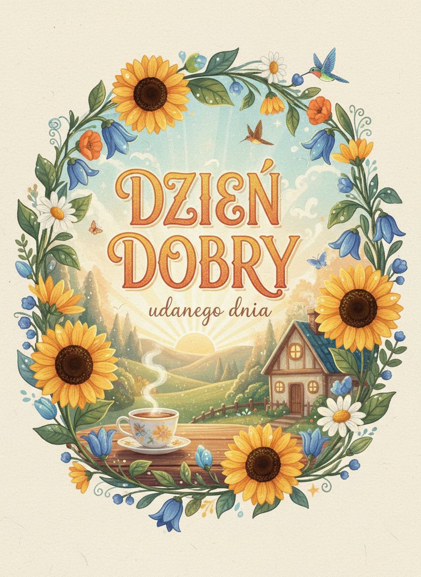 kartki na dzień dobry